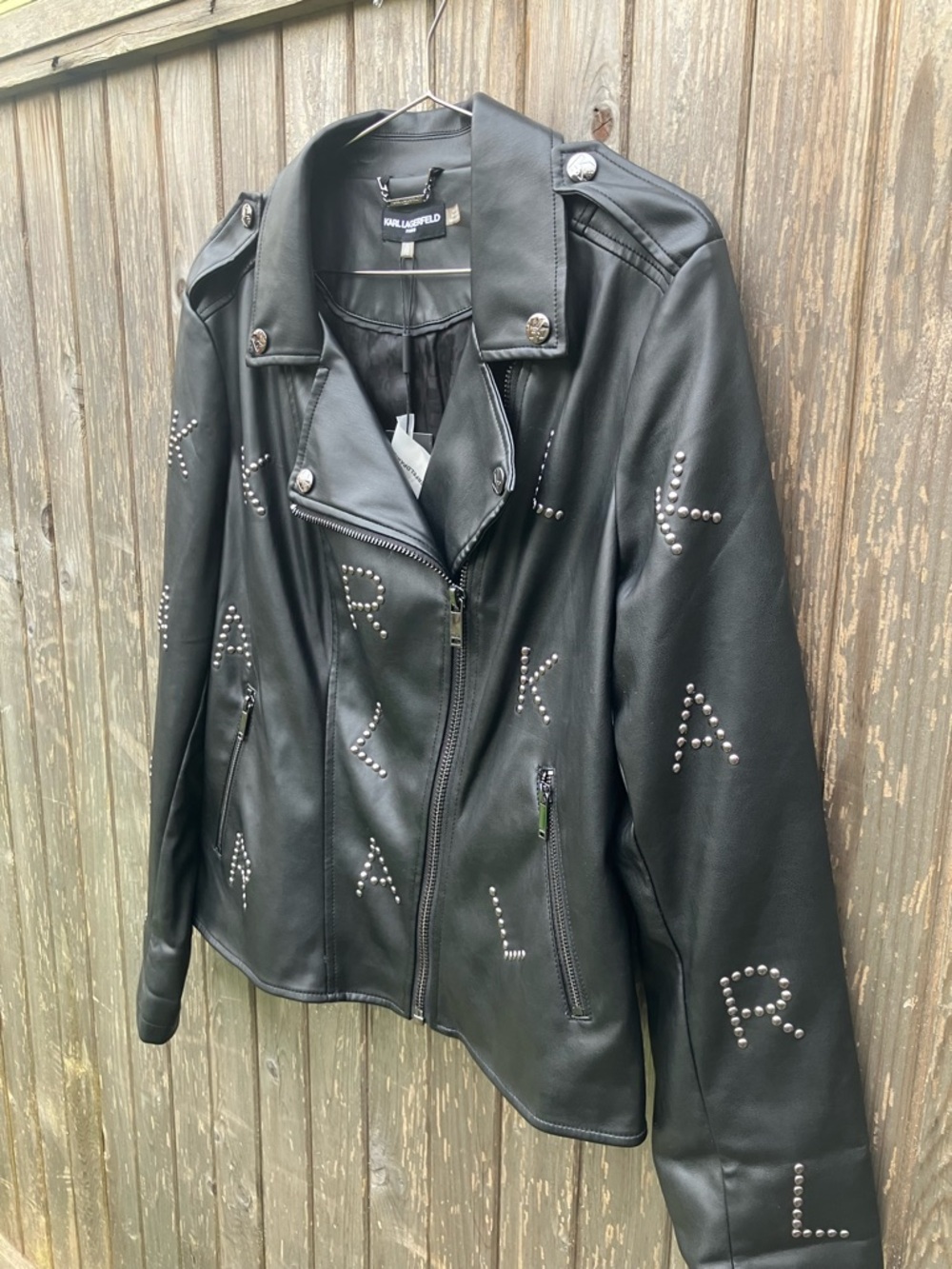 NWT Karl Lagerfeld faux leather - Picture 9 of 9
